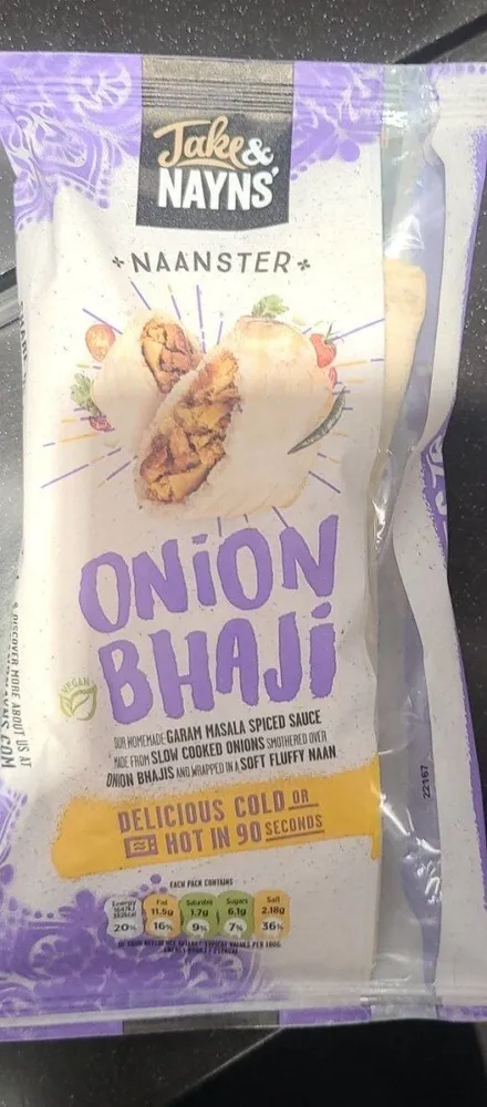 Onion Bhaji Nanster
