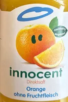 Direktsaft Orange ohne Fruchtfleisch