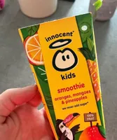 Smoothie orange, mangue, ananas