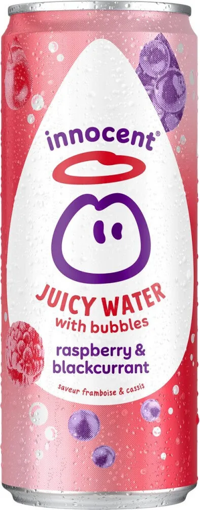 Innocent Juicy Water raspberry and blackcurrant