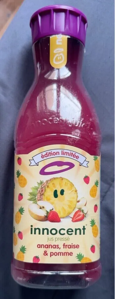 Jus pressé ananas, fraise & pomme
