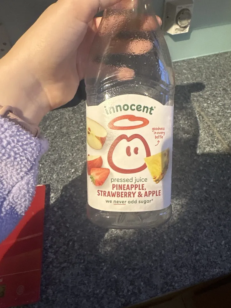 Pineapple, Strawberry And Apple Juice