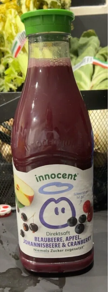 Direktsaft Blaubeere, Apfel, Johannisbeere & Cranberry
