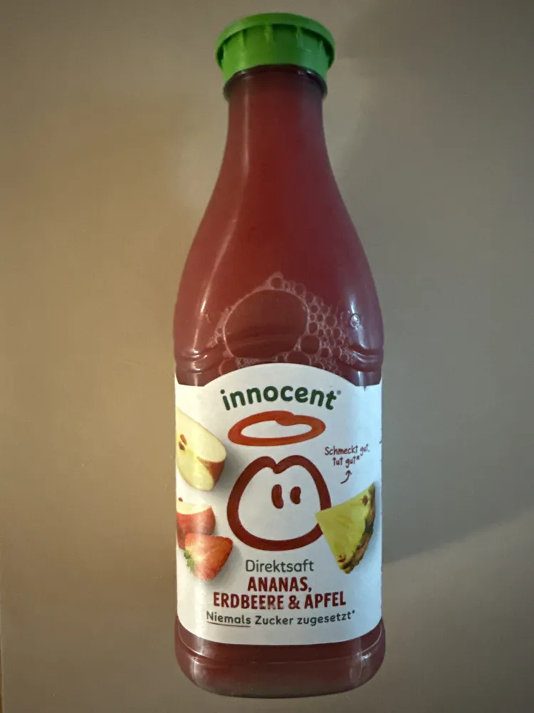 Direktsaft Ananas, Erdbeere & Apfel