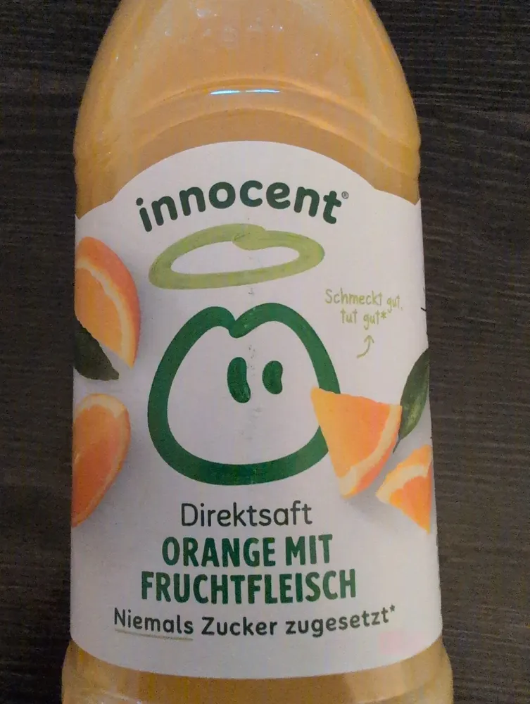Direktsaft Orange Mit Fruchtfleisch