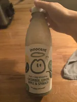 Cucumber Lemon Apple Spinach Smoothie