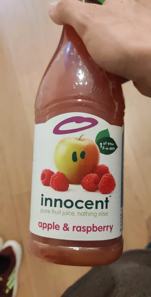 Innocent Apple and Raspberry Juice