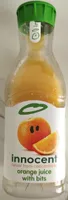 orange juice with bits