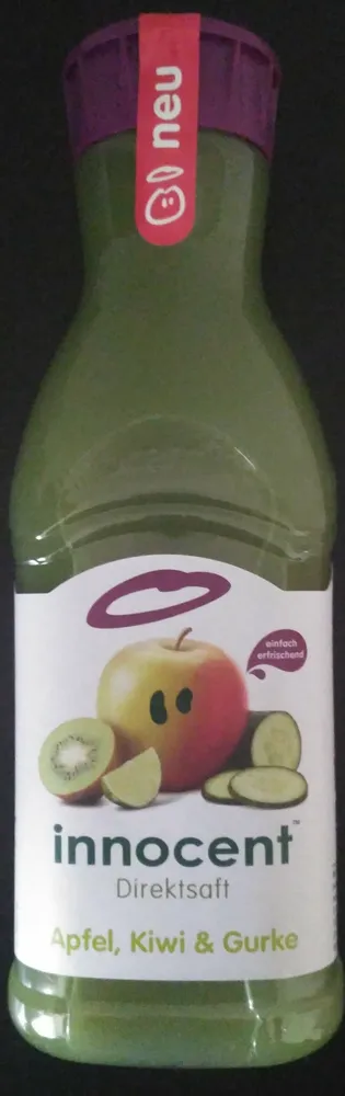 Jus pomme, kiwi, concombre