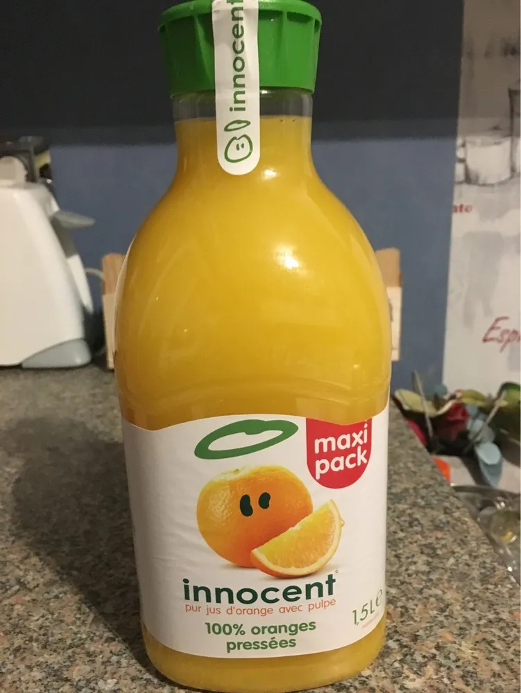 Jus d’orange avec pulpe