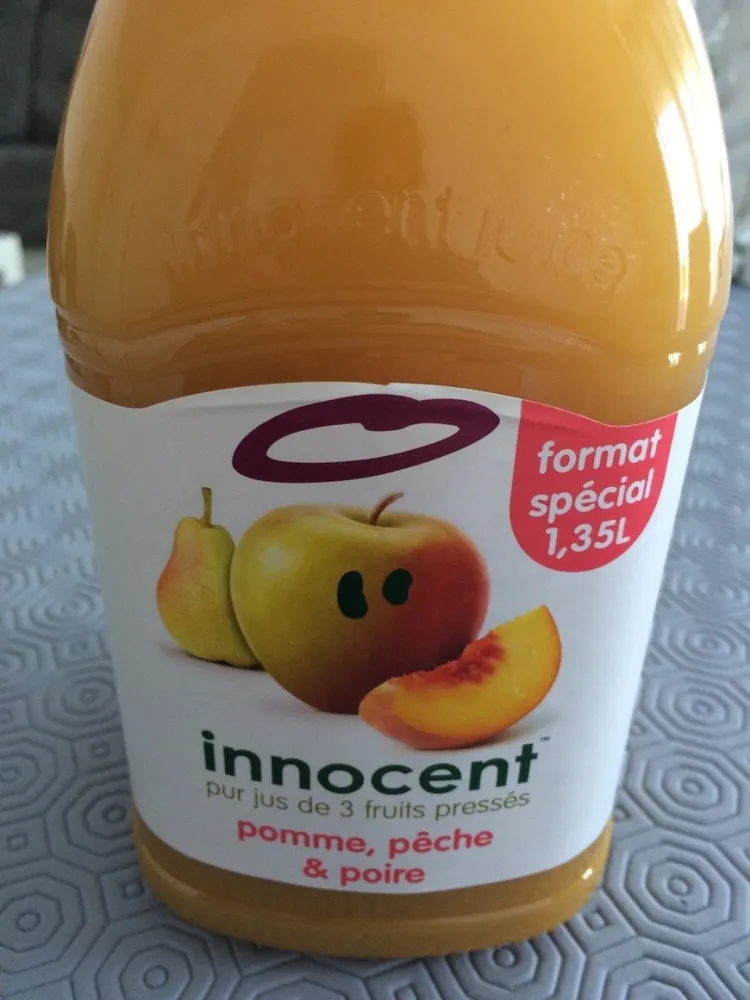 Pur jus pomme pêche poire
