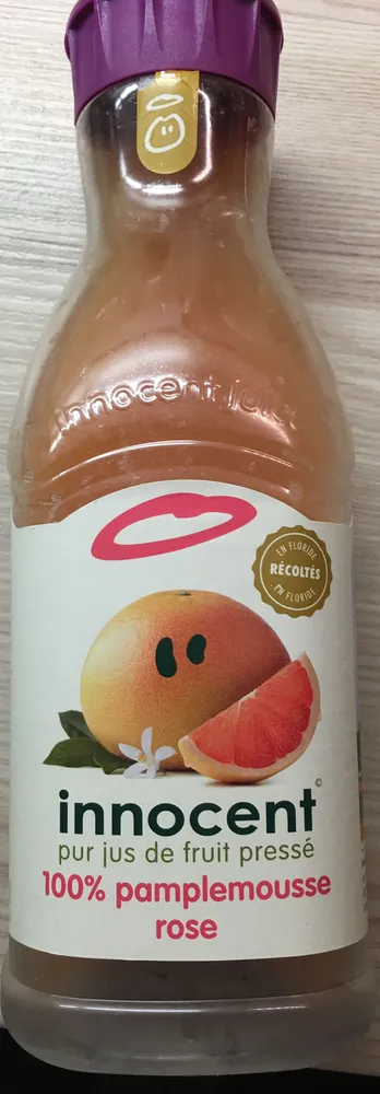 pur jus de fruit pressé 100% pamplemousse rose