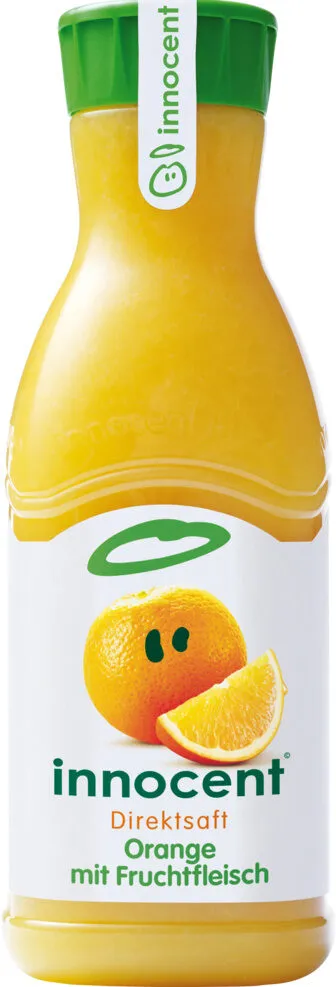 Orange mit Fruchtfleisch