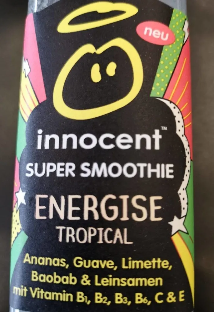 Super smoothie energise tropical