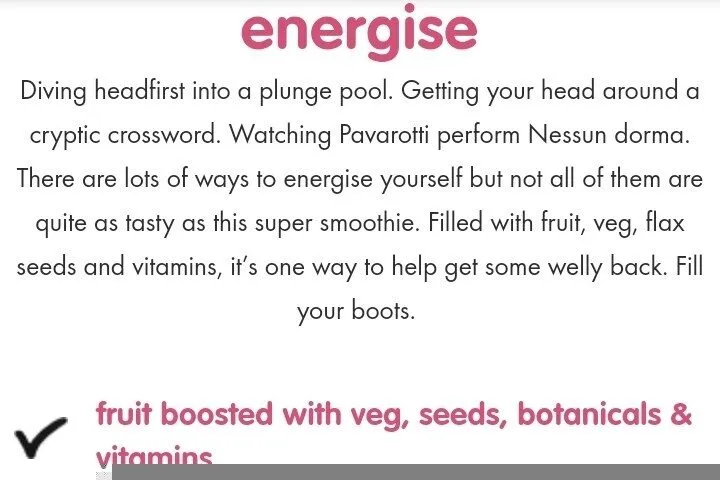 Innocent Super Smoothie