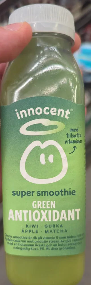 Super Smoothie Green Antioxidant Kiwi, Apple + Matcha