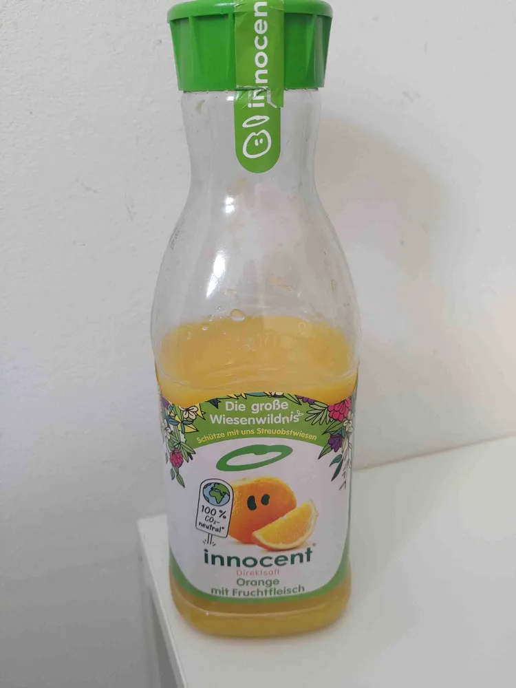 Orangensaft mit Fruchtfleisch