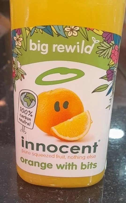 Innocent Orange juice with bits