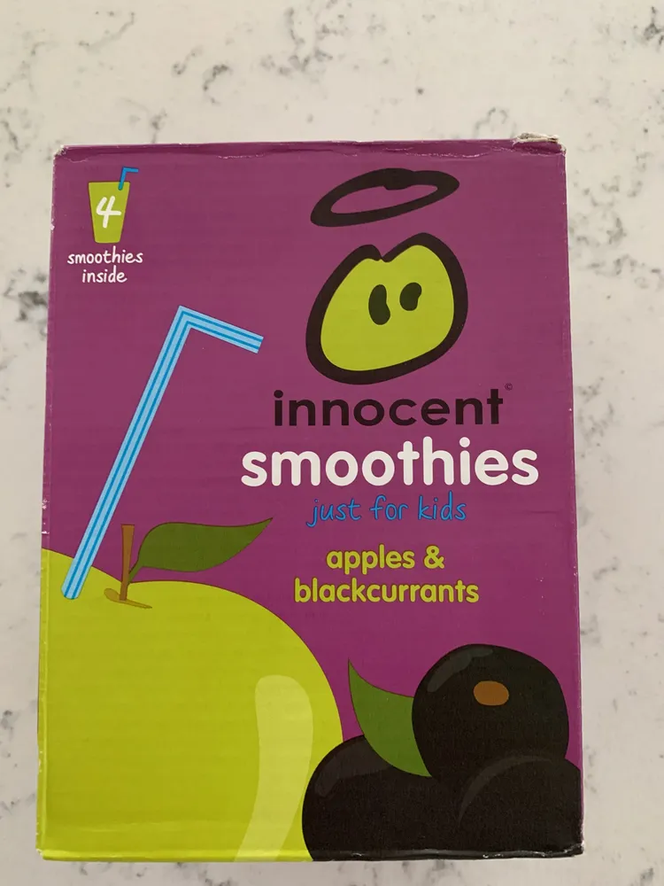 kids smoothie apples & blackcurrants 4 x