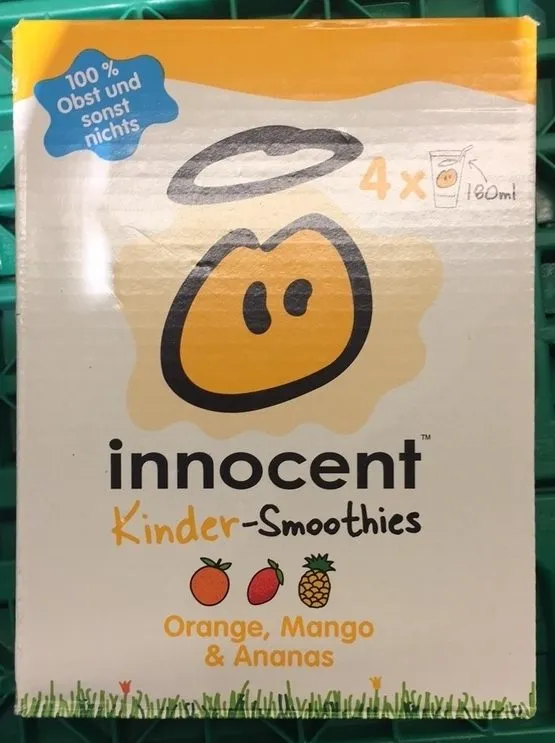 Kinder-smoothies Orange, Mango & Ananas