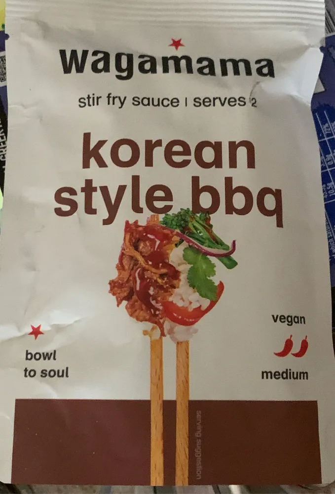Korean style BBQ stir fry sauce