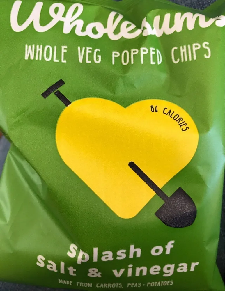 Whole veg popped chips