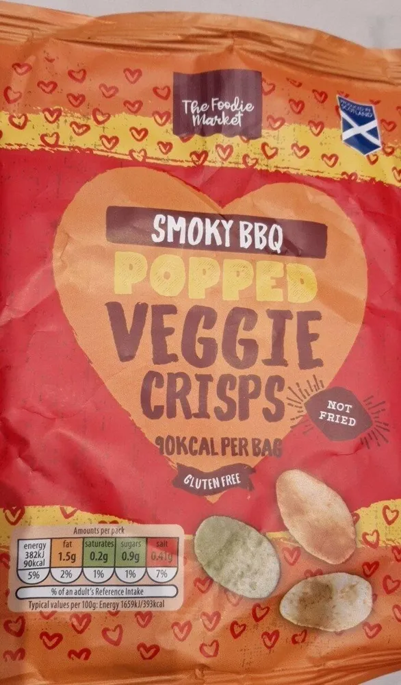 Smoky BBQ POPPED VEGGIE CHRISPS