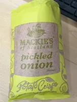 Pickled onion crisps