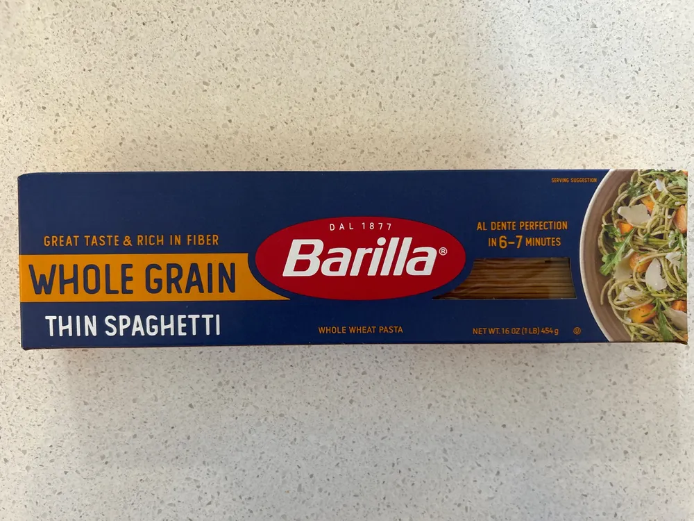 Whole Grain Thin Spaghetti