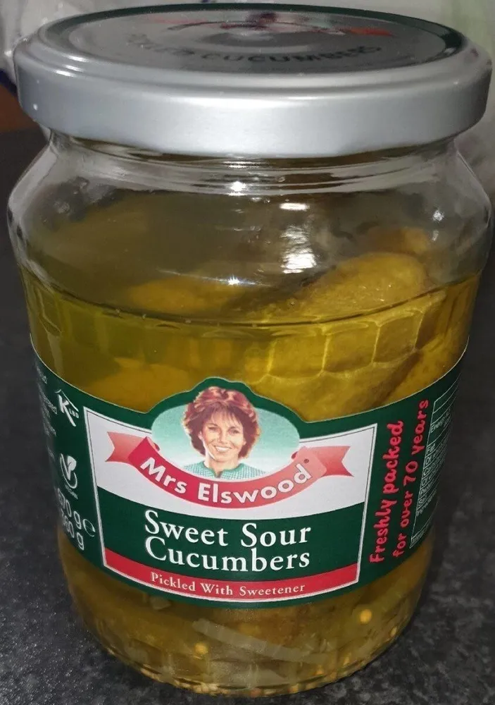 Sweet sour cucumbers