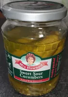 Sweet sour cucumbers