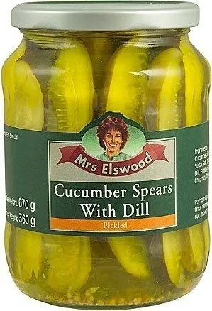 Pickled Cucumber Spears with Dill