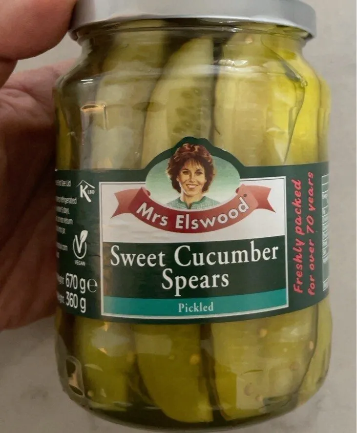 Sweet cucumber spears