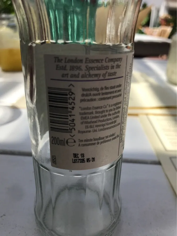 London tonic grapefruit & rosemary