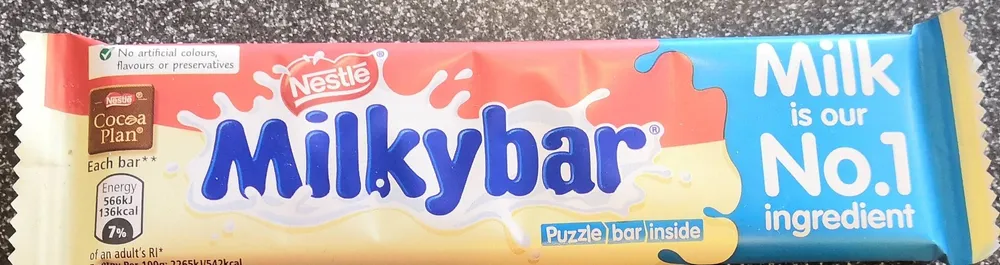 White Chocolate Medium Bar