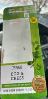 Tesco Egg And Cress Sandwich