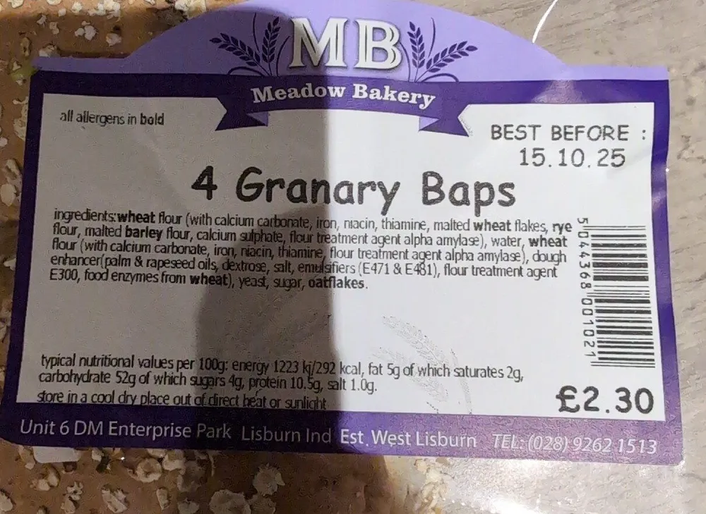 Granary Bap