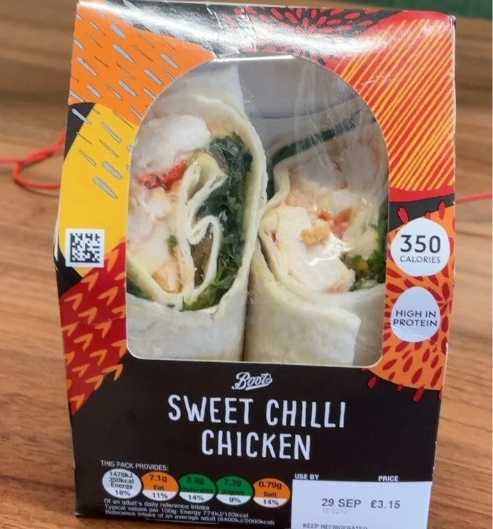 Sweet Chilli Chicken Wrap