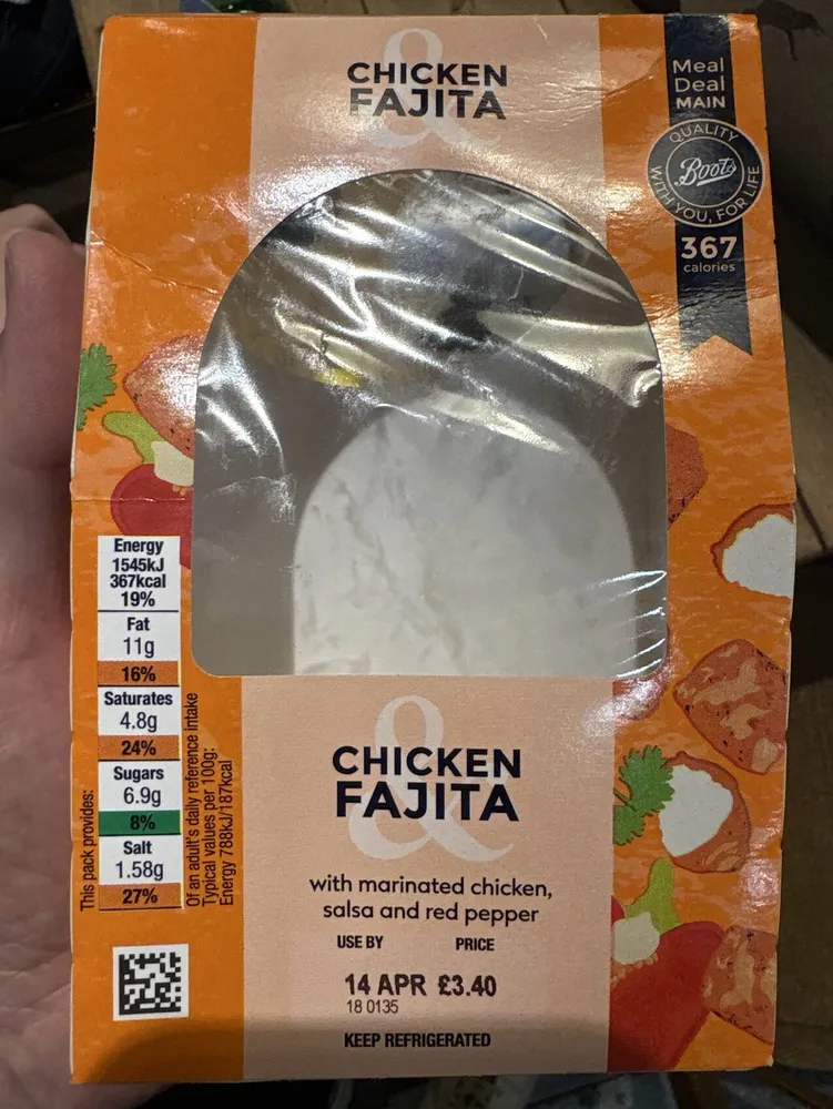 Boots Chicken Fajita