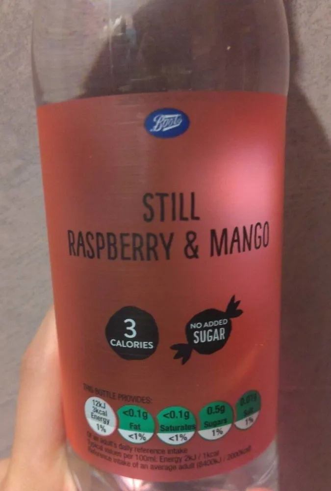 Still raspberry and mango