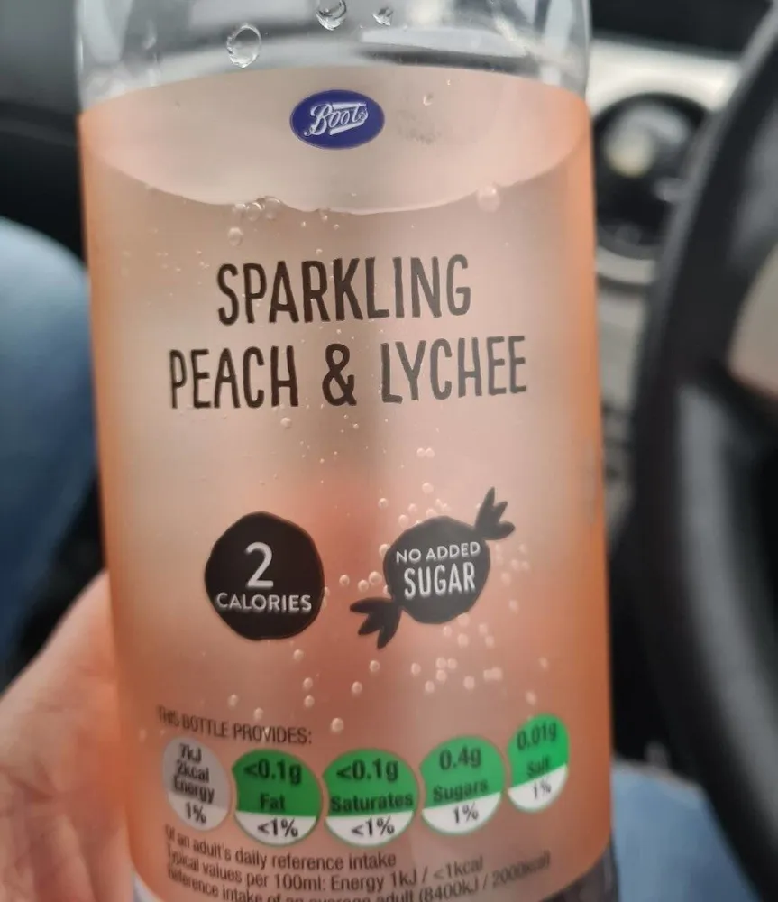 Peach & Lychee sparkling