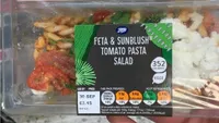 Feta sunblush tomato pasta salad