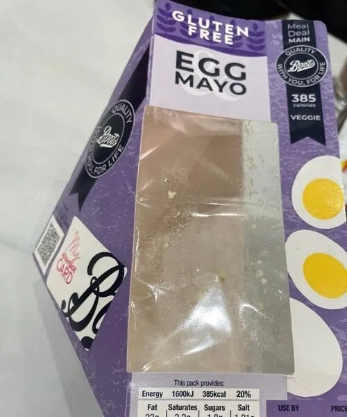 Egg mayo  gluten free