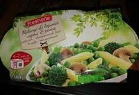 Mélange de légumes vapeur & penne