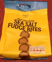 Sea salt fudge bites