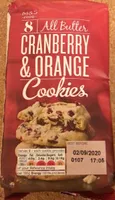 Cranberry & orange cookies
