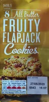 M&S All butter fruit flapjack cookies