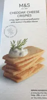 Cheddar cheese crispies