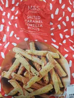 Salted caramel tortilla rolls
