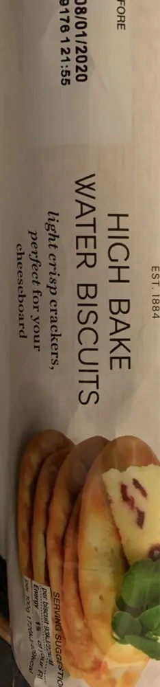 High Bake Water Biscuits